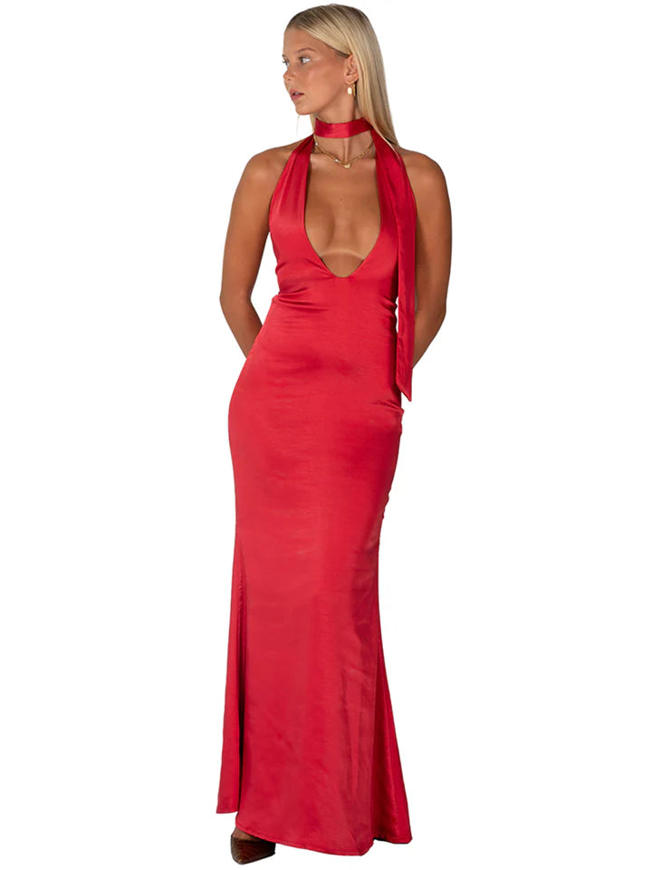Margot Dress, Cherry