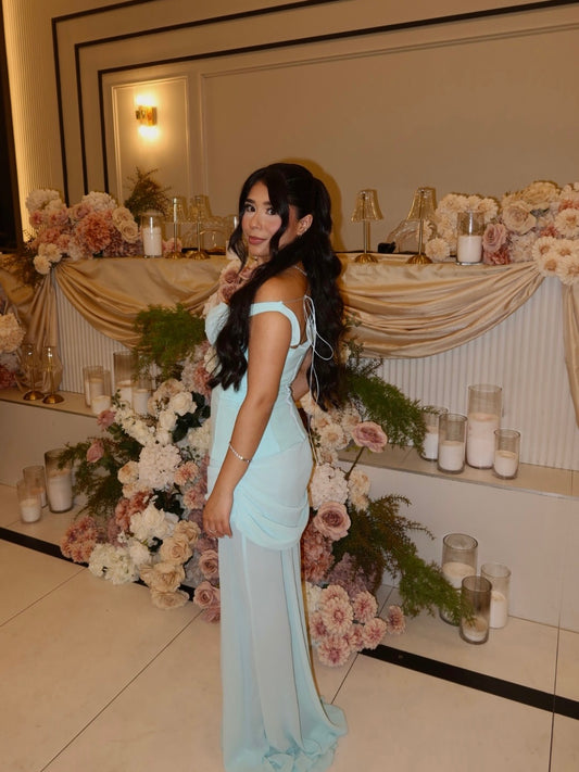 Cadence Gown, Baby Blue