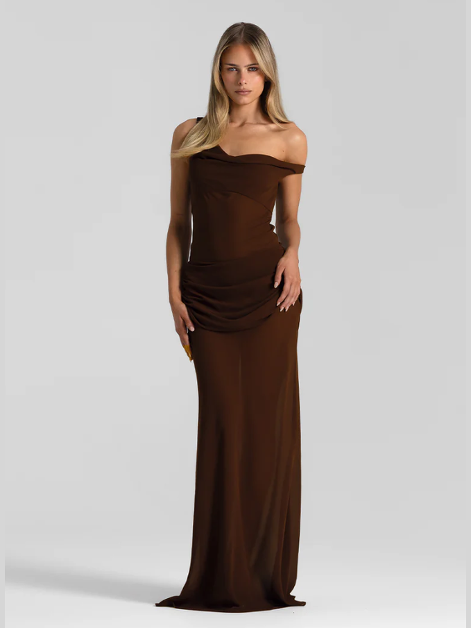 Cadence Gown, Espresso