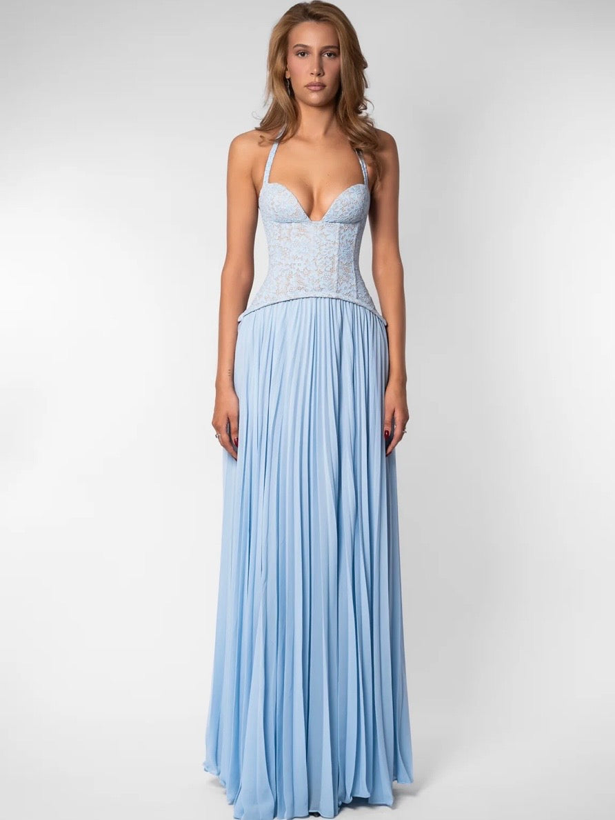 Gaia Dress, Blue