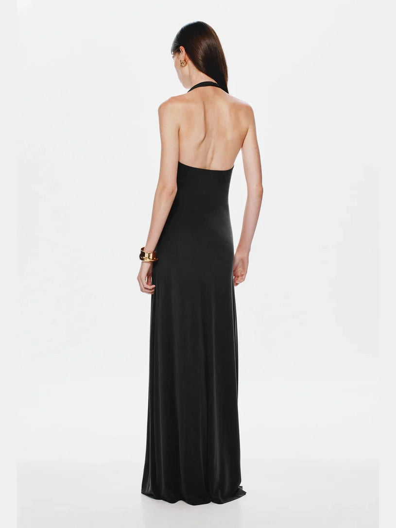 Jennifer Cupro Maxi, Black