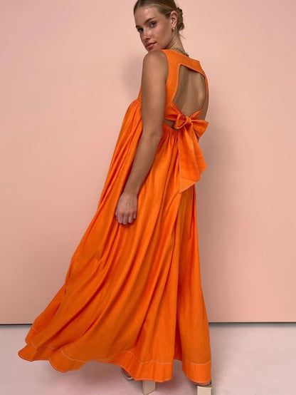 Paloma Dress | Tangerine