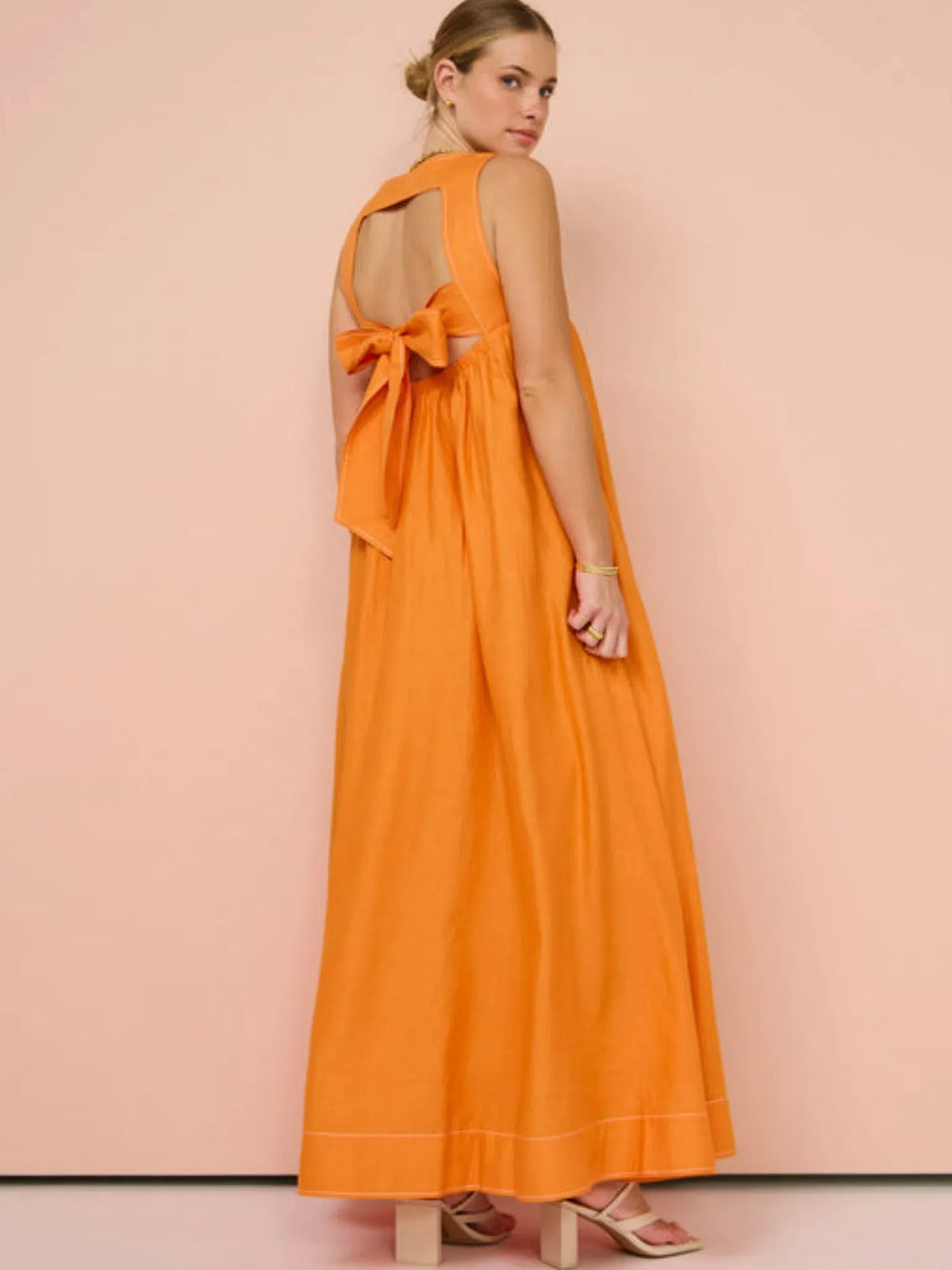 Paloma Dress | Tangerine
