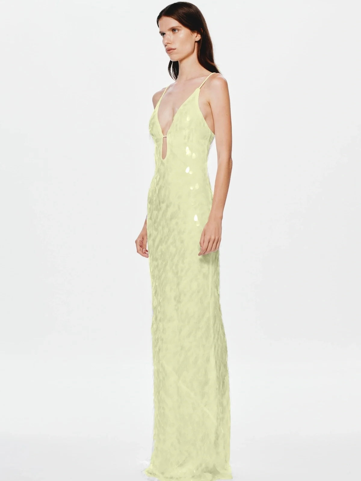 Sapphire Sequin Maxi Dress