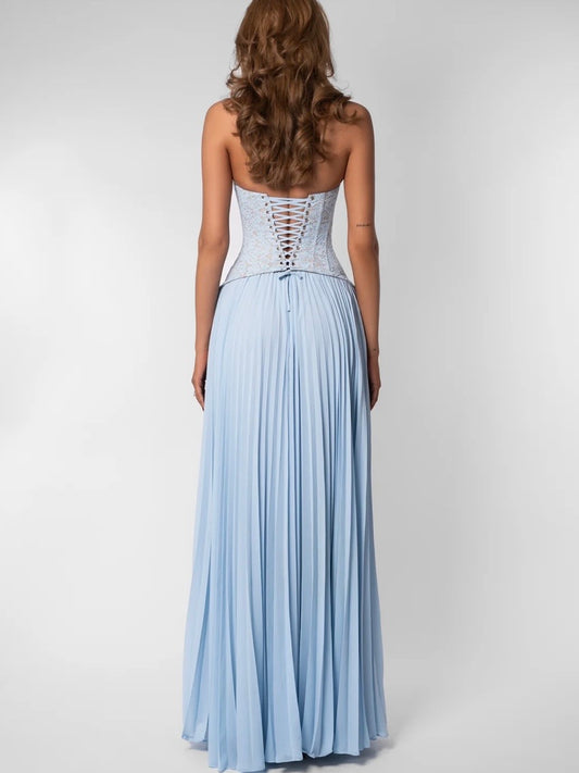 Gaia Dress, Blue