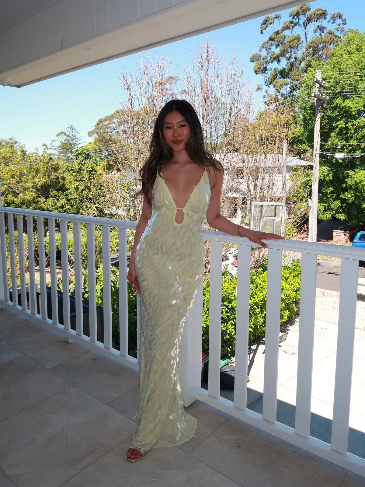 Sapphire Sequin Maxi Dress | Lemon