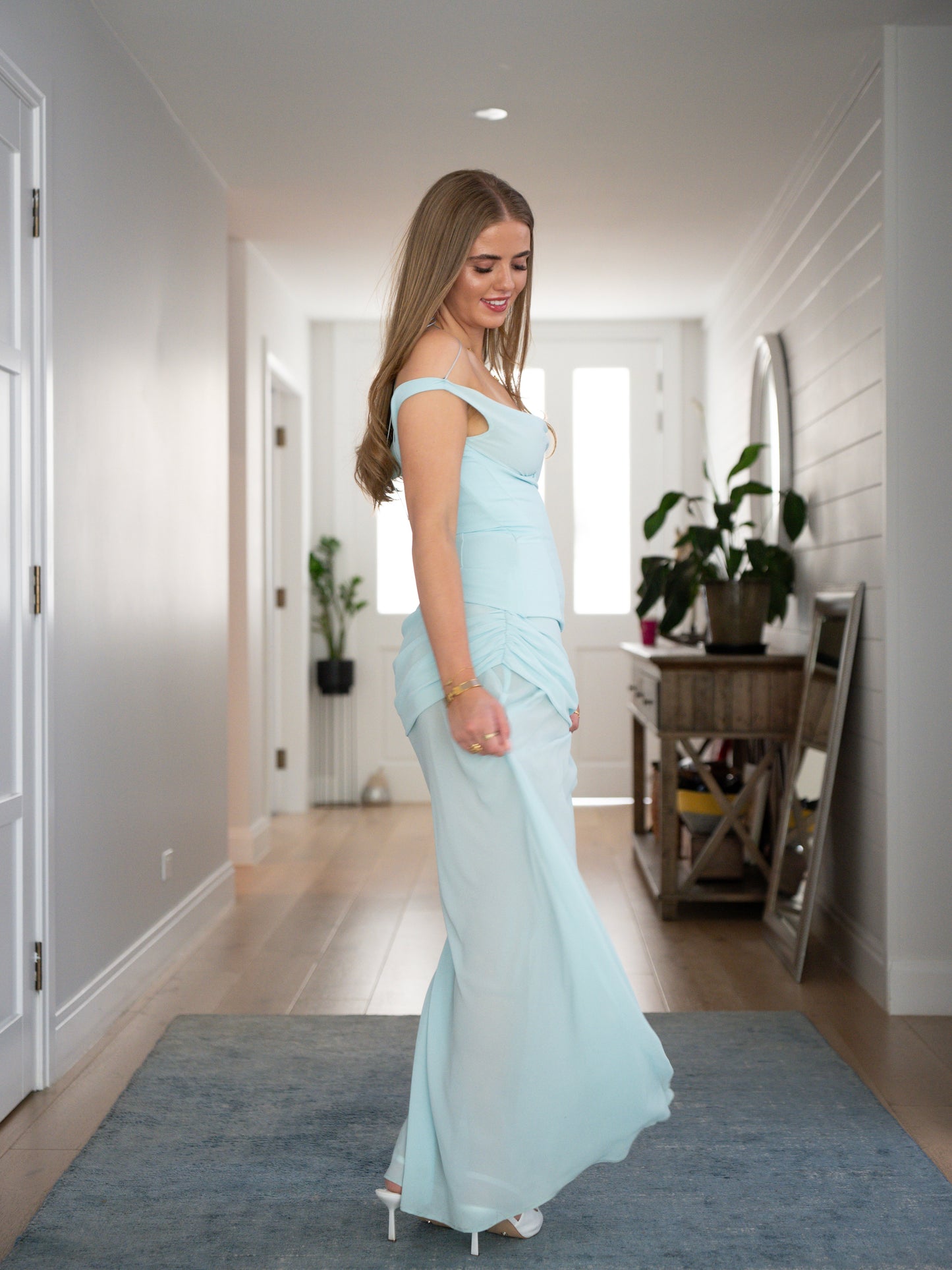 Cadence Gown, Baby Blue