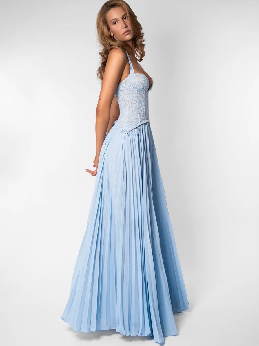 Gaia Dress, Blue