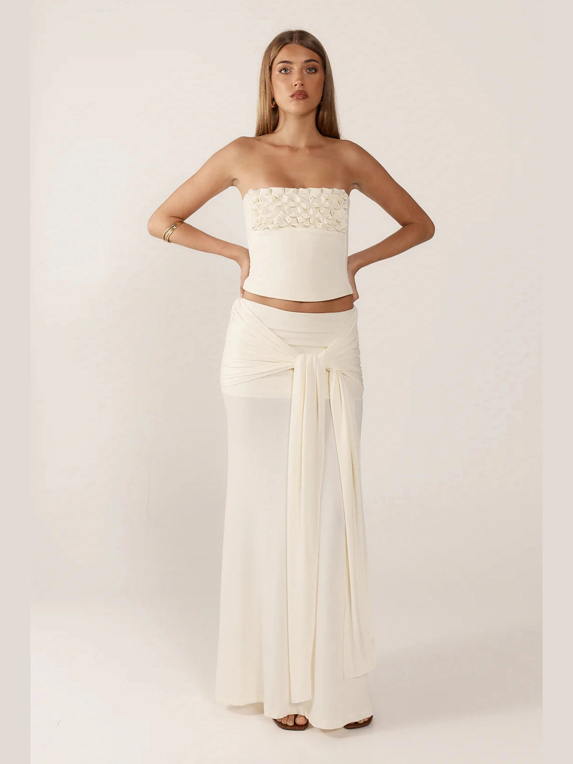 Jude Maxi Set, Ivory