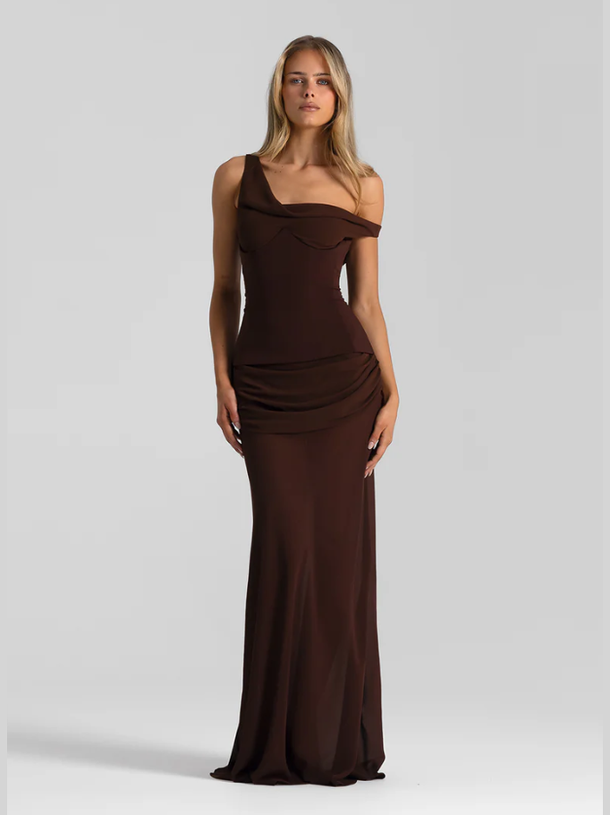 Cadence Gown, Espresso